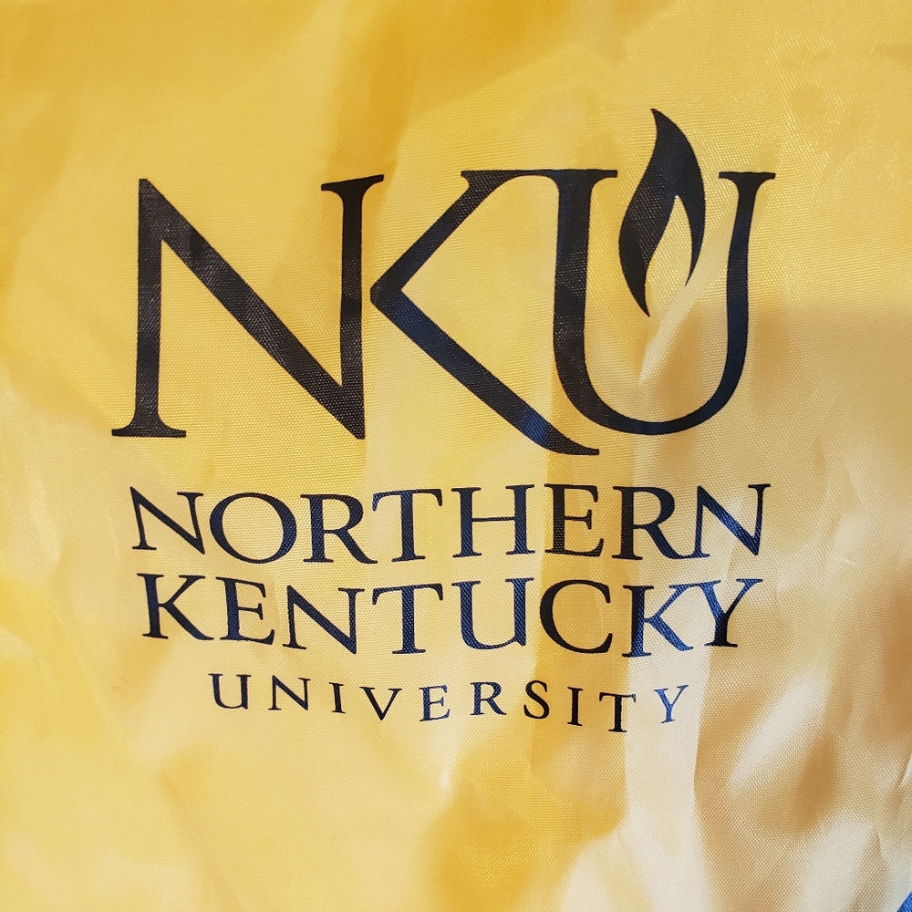 NKU Northern Kentucky University Yellow & Black Drawstring Bag - Picture 4 of 6